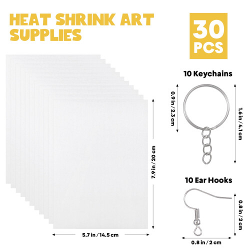 Shrinky Dink Art Paper Kit for Kids, 20 Sheets 2