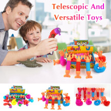 Jacenvly Bath Toy with Telescopic Suction Cup 1 Pack