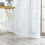 White sheer curtains 4-panel 84-inch rod pocket 2