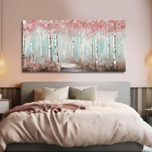 Blue Ocean Moon Night Wall Art Canvas Print 2