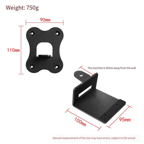 2X for  Era 300 Speakers Wall Mount Brackets Replacement Stand Brackets Speakers Brackets Replacement Black 2