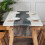 Disco party tablecloth shiny mirror foil runner 5
