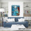Blue Ocean Moon Night Wall Art Canvas Print 2