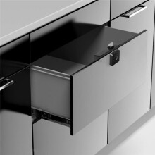 T4 Fingerprint Drawer Lock Home Drawer Wardrobe Office File Cabinet Fingerprint Lock Anti-Theft Lock Graffiti