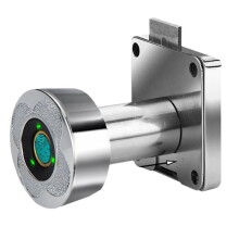 138-32 Fingerprint Lock No Punching Biometric Electronic Door Lock Low Power Consumption with Tricolor Lamp for Office A