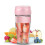 USB Rechargeable Portable Juicer Cup 300ml Pink 1