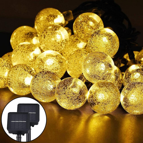 Solar String Lights Outdoor 30 LED 21.3FT 8 Modes Waterproof 1