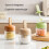 Leak-proof spice jar with collapsible spoon 120ml 2
