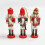 Christmas wooden nutcracker ornament set 9 pcs 3