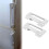 4 Set Replacement Handle Kitchen Appliance Parts Plastic Texture Refrigerator Handles Suitable for Refrigerators Repair 5