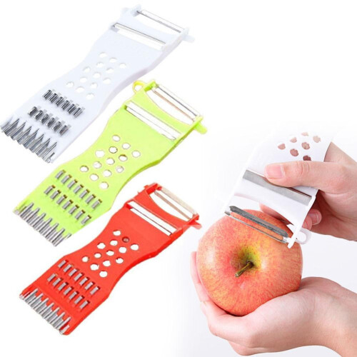 White multifunctional vegetable cutter grater slicer 2