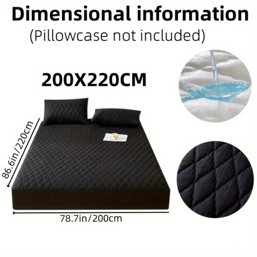 Mattress Protector Soft Waterproof Fitted 1pc