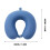U-shaped memory foam neck pillow ice silk summer 2