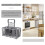 Dishwasher basket universal cutlery and plate rack 4