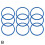 Cirkul water bottle gasket replacement set blue 9 pcs 7