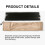 Waterproof Camping Tarp with Poles Extra Large 6