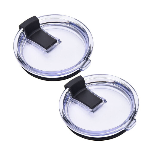 Leak-Proof Tumbler Lid Black 2 pcs 1