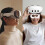 White Disposable VR Eye Mask 3D Solid Color 50pcs 6
