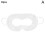 White Disposable VR Eye Mask 3D Solid Color 50pcs 7