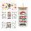 Christmas UV cup sticker crystal label 23 cm x 11 cm 2