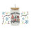 Christmas UV cup sticker crystal label 23 cm x 11 cm 4