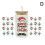 Christmas UV cup sticker crystal label 23 cm x 11 cm 7