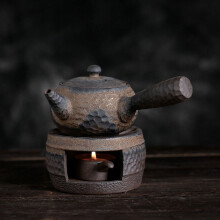 Japanese ceramic teapot warmer handmade retro style