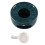 Ceramic teapot warmer with candle tray, malachite green 1