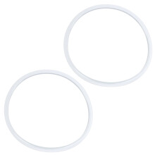 Rubber Pressure Cooker Gasket 24cm Inner Diameter 2 Pack