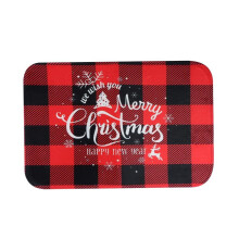 Christmas washable non-slip rug 24x16 in