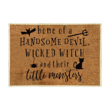 Halloween welcome home doormat anti-slip 18x30 inches