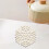 Snowflake Dining Table Mats Heat Insulating Geometric 4-Pack 6