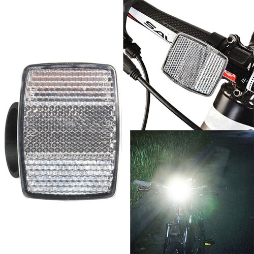 Christmas bike reflector decorations red white