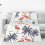 Grey flamingo reflection throw blanket 50x40 inch 1