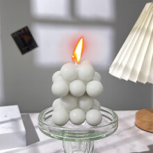 Geometric scented candle set home decor gift 1 pc