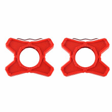 Jacenvly bicycle pedal adapter ABS flat bracket 1 pair
