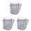 Osterizer Blender Replacement Jar 4937 Mini Plastic with Lid 1