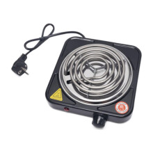 Electric Single Burner Cooktop Stainless Steel 1000W