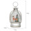 Christmas Ornament Lantern Light with Glitter Santa Snowman 3