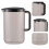 Water Pitcher Plastic 0.45 Gallon with Lid and Spout 2