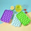 Silicone ice cube mold large capacity reusable 2