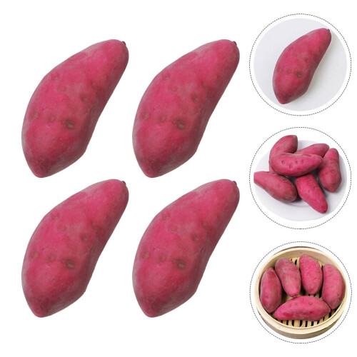 Artificial Sweet Potato Decorations Foam 5 pcs 2