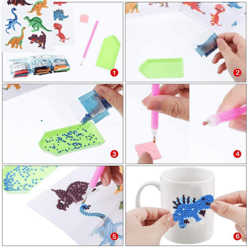 Children's 5D Animal Sticker Kit 2-Pack 1