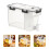 Beverage Dispenser Plastic With Tap Clear 1pc 3