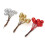 Red Berry Christmas Decoration Picks 10pcs 4