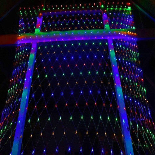 LED Christmas net light rope outdoor 5ft x 5ft 8 modes 2
