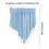 Sheer Beaded Window Valance 51.1" x 23.6" 2