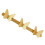 Butterfly Wall Hooks Gold Heavy Duty 6-Pack 5