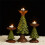 Christmas tree candle holder resin tealight pillar 4