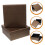 Black Square Gift Boxes with Lids 10pcs 2